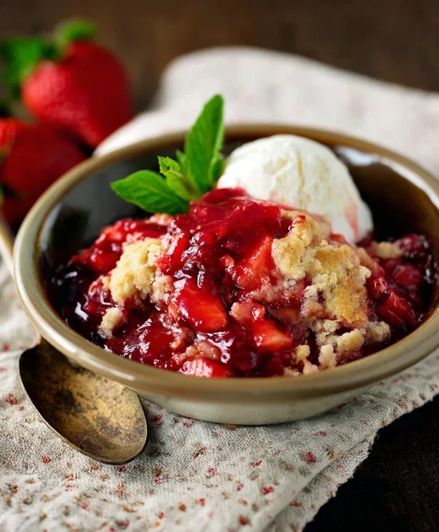 Strawberry Cobbler